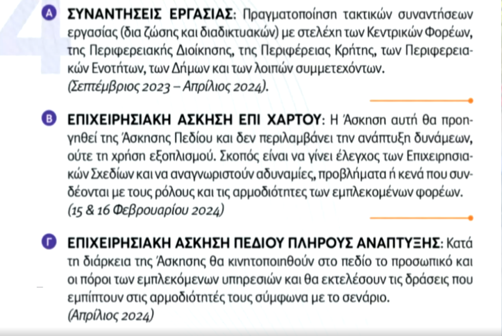 Στην Κρήτη για την άσκηση αντισεισμικής προστασίας «Μίνωας» ο Β. Κικίλιας – Πότε θα λάβουν SMS από το 112 οι δημότες σε Ρέθυμνο και Χανιά
